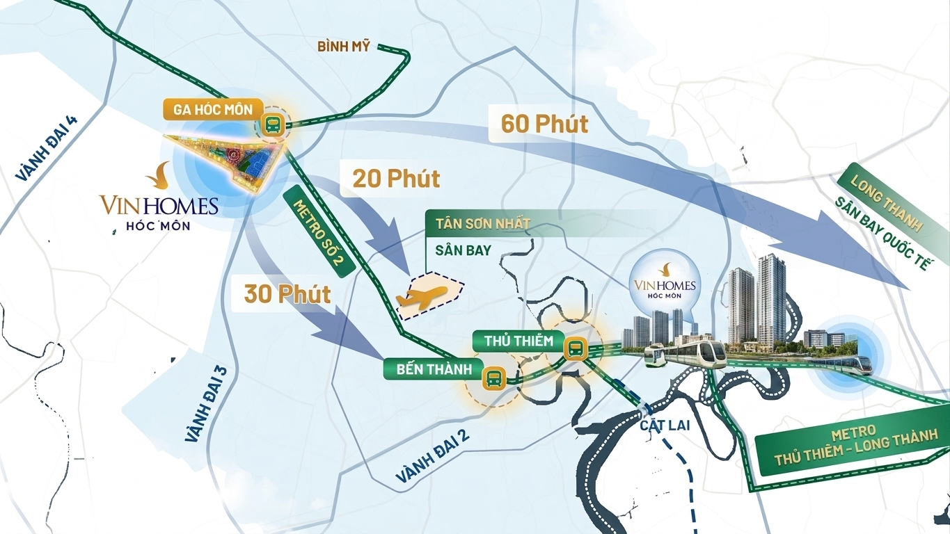 Vị trí Vinhomes SaiGon Park